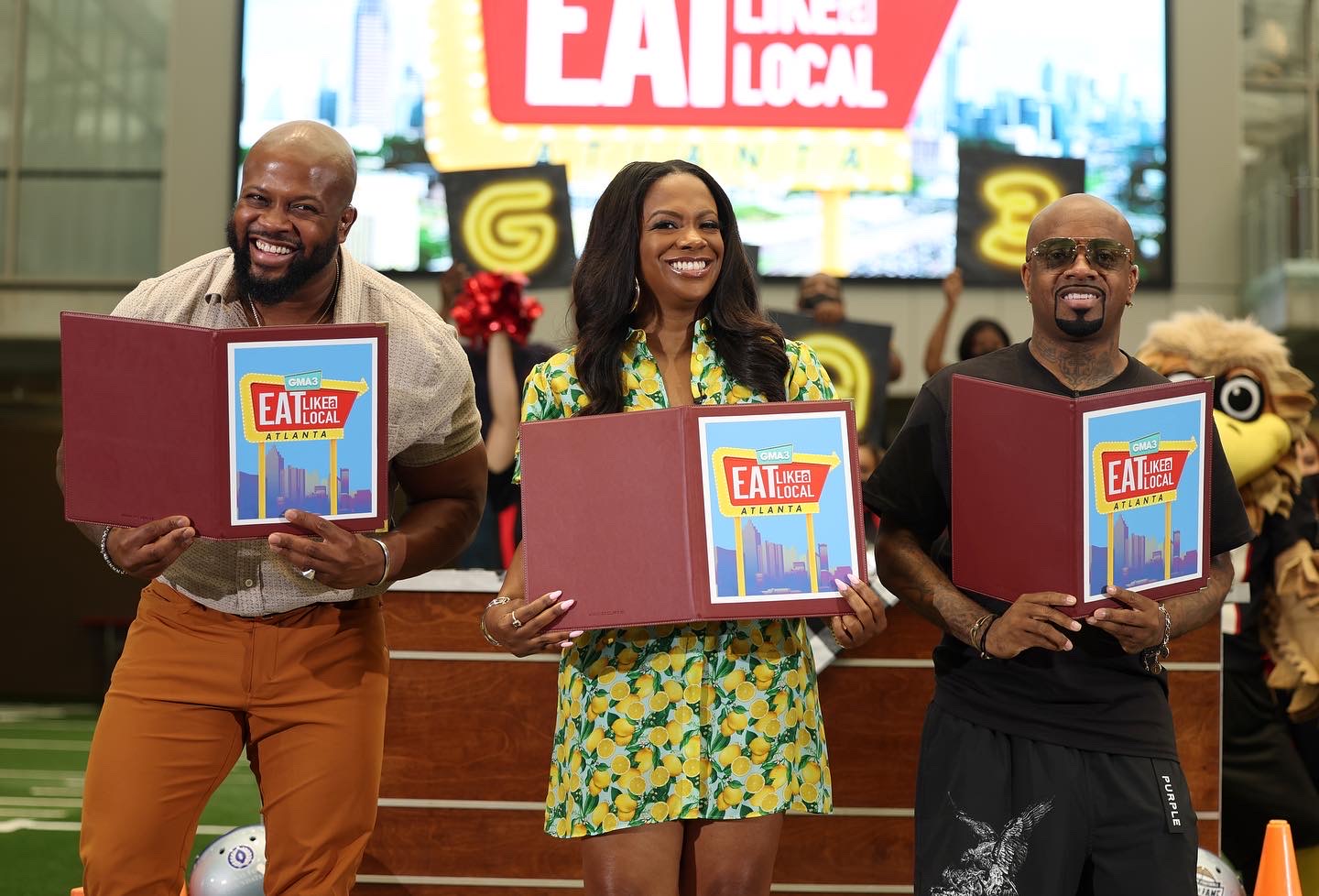 David Rose, Kandi Burruss and Jermaine Dupri